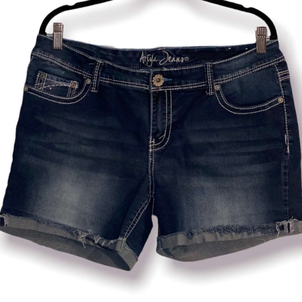 Arita jeans dark denim jean shorts plus size 15/16